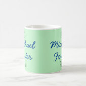 先生(あなたの名前) PhDの卒業のマグ コーヒーマグカップ (中央)