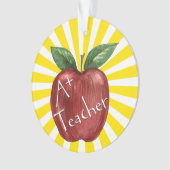 先生 – ありがとうオーナメント/ラベル オーナメント (正面)