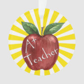 先生 – ありがとうオーナメント/ラベル オーナメント (正面)