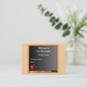 先生/インストラクターのプロフィールカード 名刺 (スタンド正面)