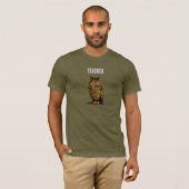 先生、イーグルフクロウTシャツ Tシャツ (正面フル)
