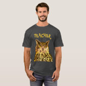 先生、イーグルフクロウTシャツ Tシャツ (正面フル)