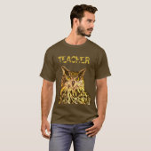 先生、イーグルフクロウTシャツ Tシャツ (正面フル)