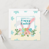 先生、イースターおめでとうございます カード (正面/裏面インサイチュ)