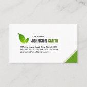 先生-エレガントグモダンリーン 名刺 (正面)