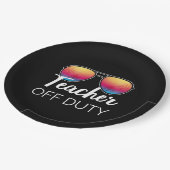 先生·オフ·デューティI ペーパープレート (アングル)