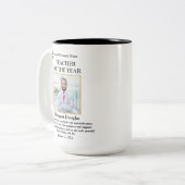 先生・オブ・ザ・イヤー写真と感謝メッセージ ツートーンマグカップ (正面左)