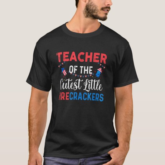 先生・オブ・ザ・キュスト小さな爆竹Usa Inde Tシャツ (正面)