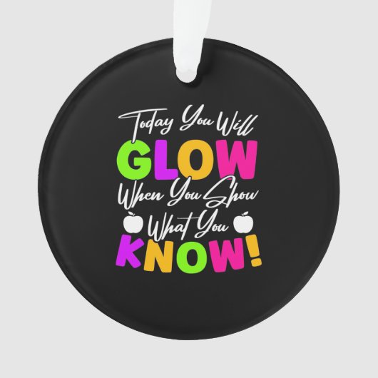 先生 オーナメント (正面)