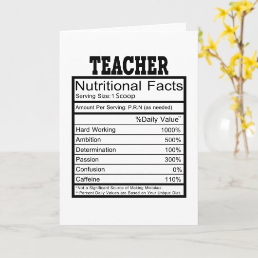 先生 カード (黄色い花)