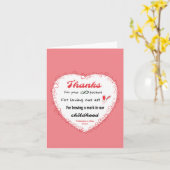 先生 カード (黄色い花)