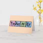 先生 カード (黄色い花)