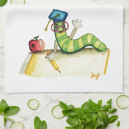 先生 キッチンタオル (折り畳み)