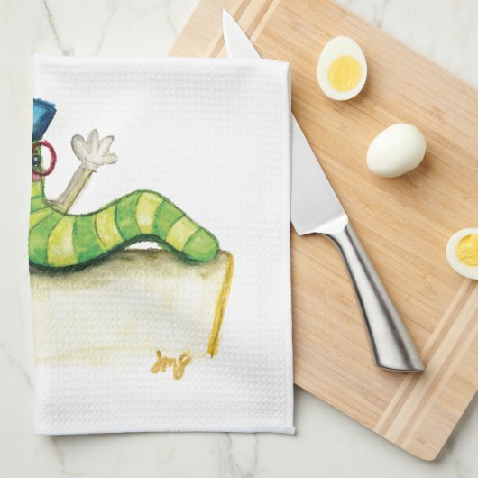 先生 キッチンタオル (四つ折り)