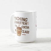 先生 コーヒーマグカップ (正面左)