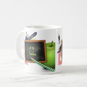 先生 コーヒーマグカップ (正面左)