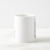 先生 コーヒーマグカップ (中央)