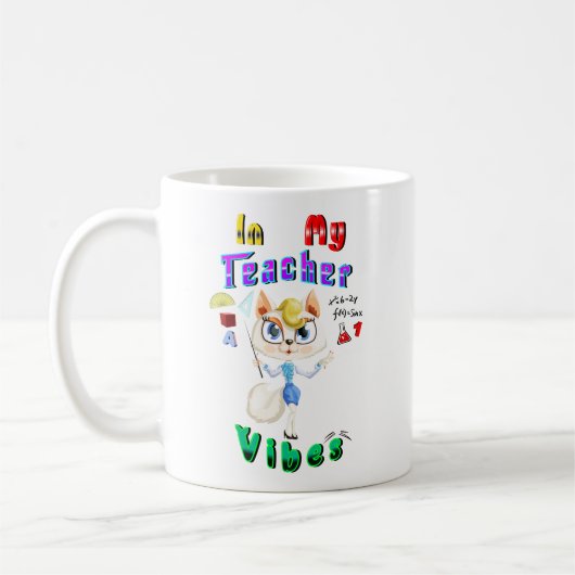 先生 コーヒーマグカップ (左)