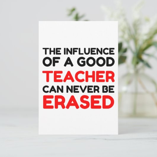 先生 サンキューカード (スタンド正面)