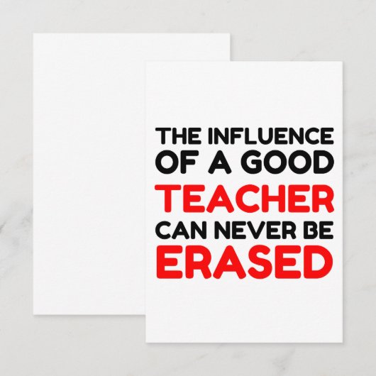 先生 サンキューカード (正面/裏面)