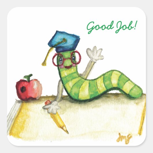 先生 スクエアシール (正面)