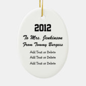 先生 – スクールハウス – SRF セラミックオーナメント (裏面)