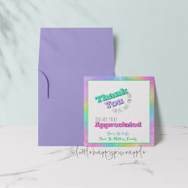 先生/スタッフの評価サンキューカード 招待状