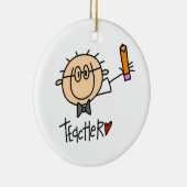 先生 セラミックオーナメント (右)