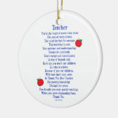 先生 セラミックオーナメント (左)