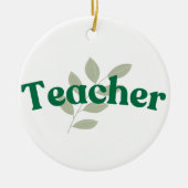 先生 セラミックオーナメント (正面)