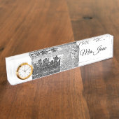 先生 デスクネームプレート (側面)