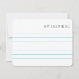 先生 – ノートカーカスタマイズド() ノートカード