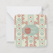 先生: ノートカード (正面)