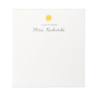 先生 ノートパッド