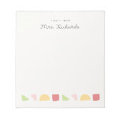 先生 ノートパッド (正面)