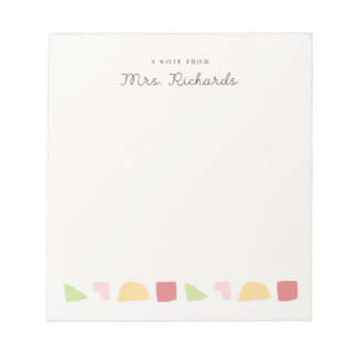 先生 ノートパッド