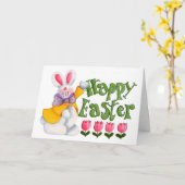 ***先生***ハッピーイースター カード (黄色い花)