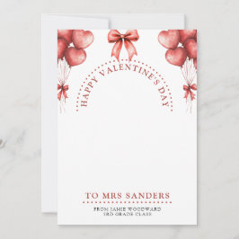 先生、ハッピーバレンタインデー! シーズンカード