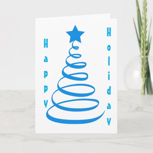 **先生** ***ハッピーホリデー*** シーズンカード (正面)