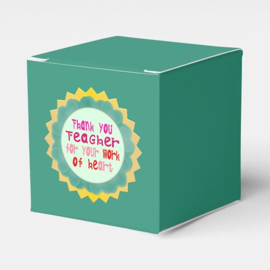 先生、ハートに感謝 フェイバーボックス (正面サイド)