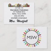 先生・ビジネス・カード – 「リバース」を参照 – SRF 名刺 (正面/裏面)