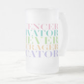 先生 フロストグラスビールジョッキ (正面右)