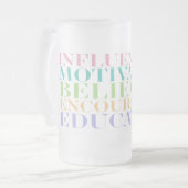 先生 フロストグラスビールジョッキ (正面左)