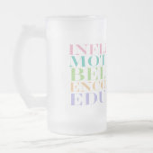 先生 フロストグラスビールジョッキ (左)