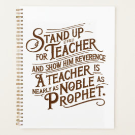 先生 プランナー手帳