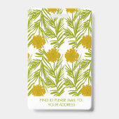 先生・ホームスクール・ママID花模様 バッジ (裏面)