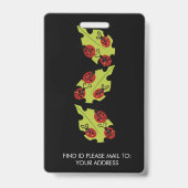 先生・ホームスクール・ママID・レディー・バグズ バッジ (裏面)