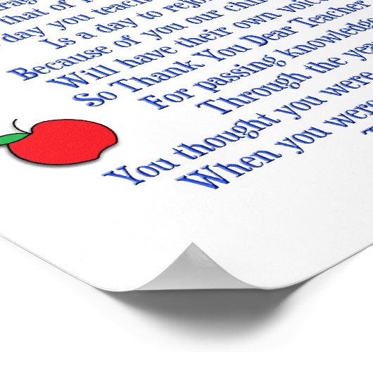 先生 ポスター (角)