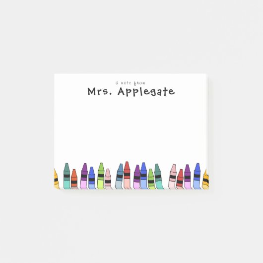 先生 ポストイット (正面)