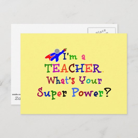 先生 ポストカード (正面/裏面)